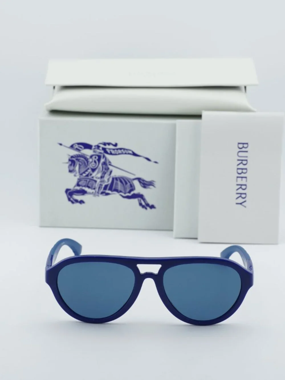 Burberry Kids JB4005U 412980 Aviator Sunglasses - Blue